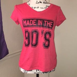 Graphic v neck tee size medium